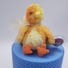 Ty Beanie Baby Chickie ~ September 20, 2001  ~ Gold Chick Color Plush