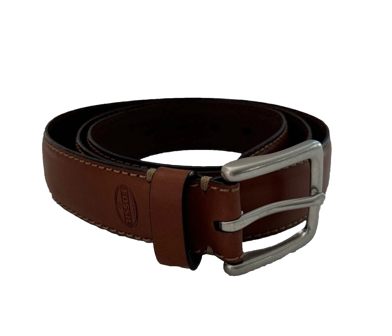 Cinturones Fossil Marrón para Hombre