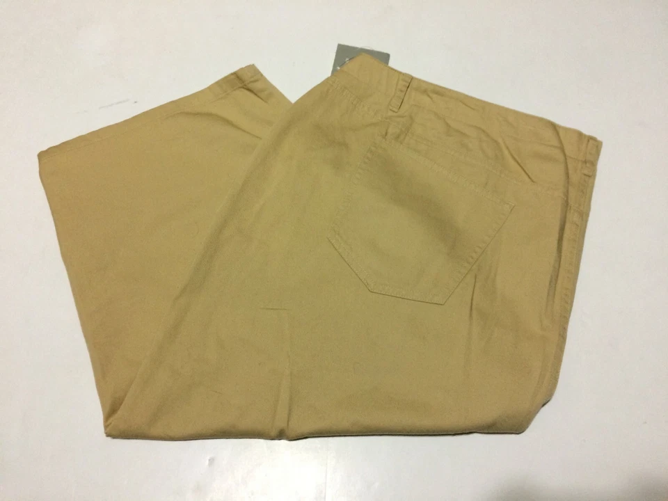 First Issue Capri Pants For Women 24W Light Tan NWT 100%Cotton - Image 2 of 4