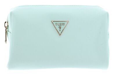 GUESS Top Zip Beauty Bag Kosmetiktasche Mint mint Neu