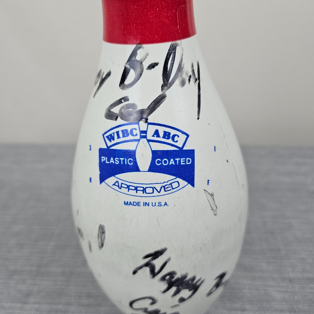 Brunswick Bowling Pin Max 15” WIBC ABC Surlyn Coated Plastic Brunswick Bowling Pin Max 15” WIBC ABC Surlyn Coated Plastic