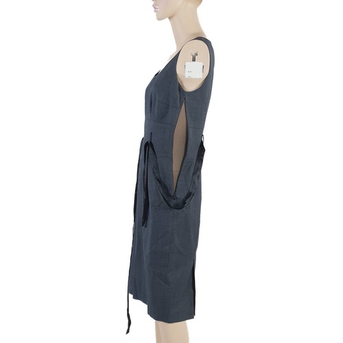 JIGSAW Dress Corporate Business Wool Blend Dark Grey Size 8 Pre Owned EUC - Picture 13 of 16
