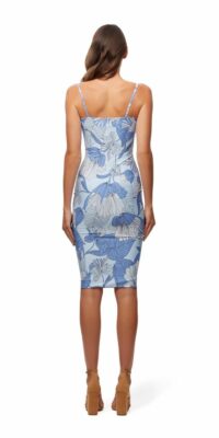 kookai vienna midi dress Kookaï VIENNA STRETCH MIDI DRESS Sz 1 ( h66j12j90)