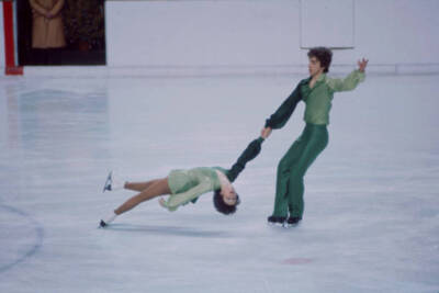 Ursula Nemec Michael Nemec Pairs ice skating event at the Oly- 1976 Old Photo 6