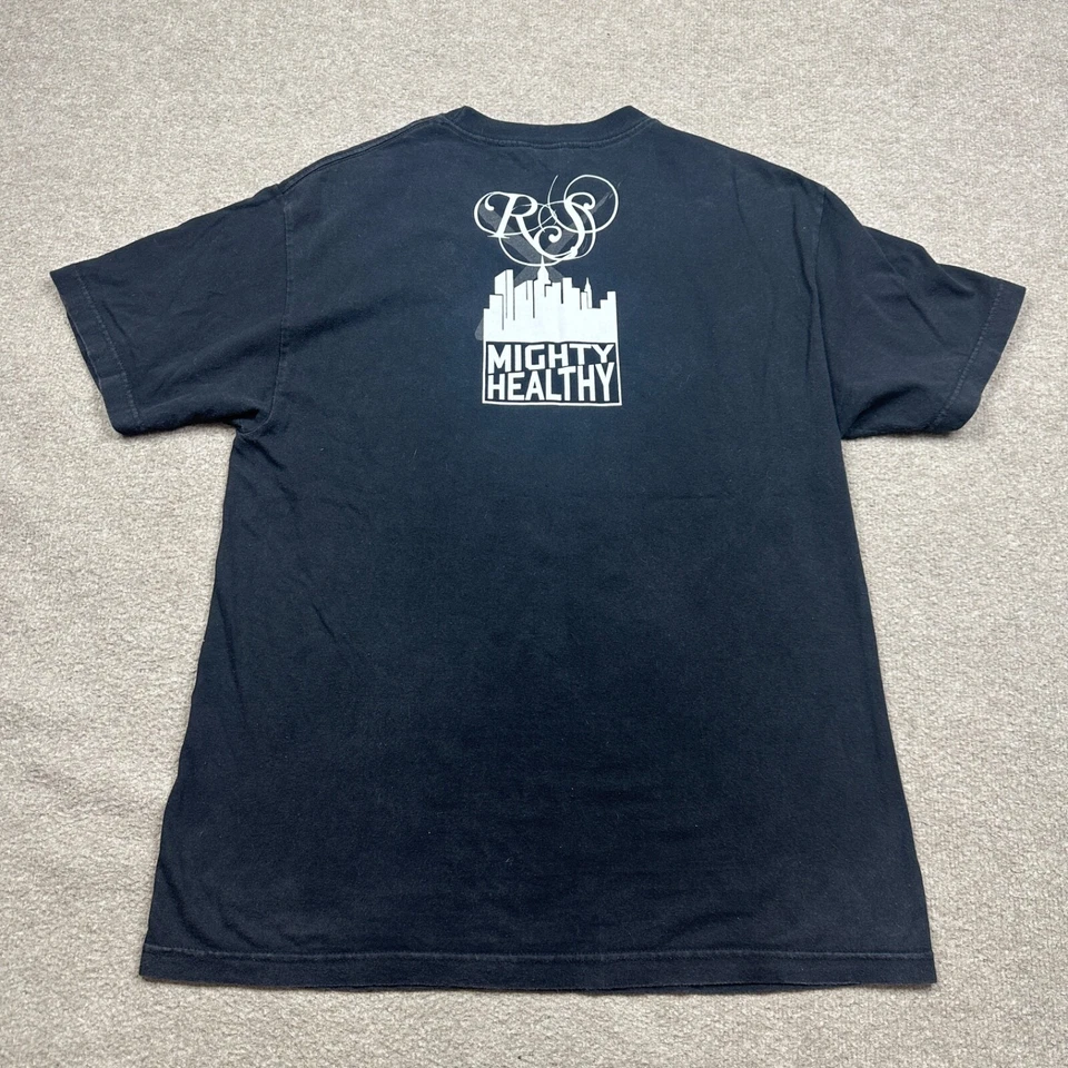 Rogue Status x Mighty Healthy  Shirt Mens Size L Black Streetwear Vintage Y2K - Image 2 of 4