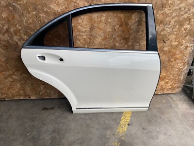 MERCEDES BENZ S CLASS W221 07-13 REAR RIGHT PASSENGER SIDE DOOR SHELL WHITE 
