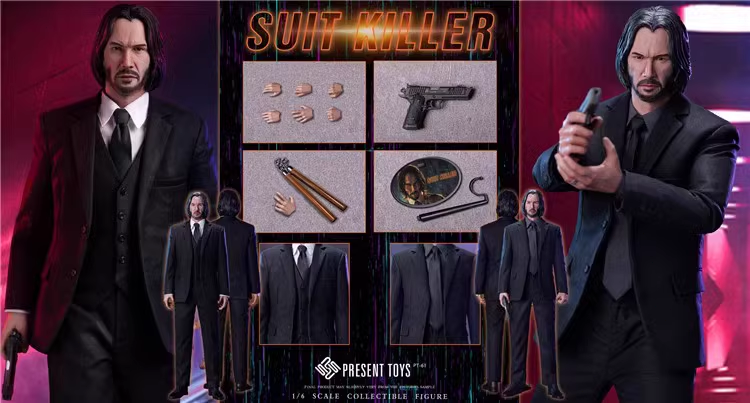 New PRESENT TOYS PT-sp61 1/6 John Wick 12