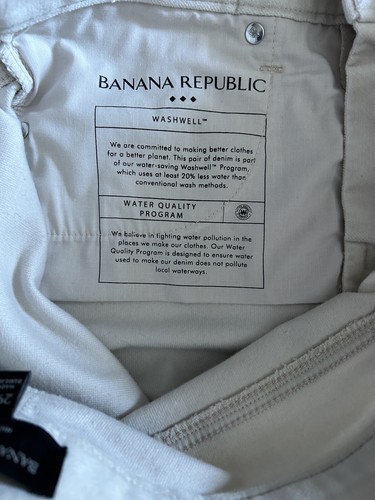 NWOT Banana Republic Women’s Velvety Pants High Rise Slim Beige Size 8 - Picture 5 of 5