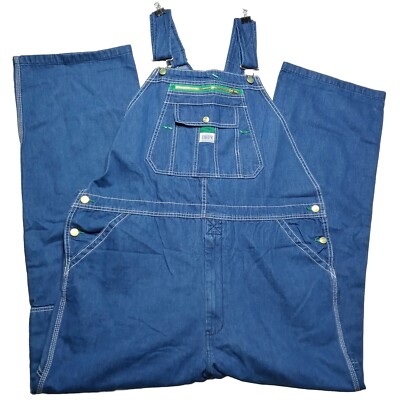 NWT Liberty Bib Overalls 42X32 (45X31) Denim Carpenter Dungaree Jumpsuit Utility
