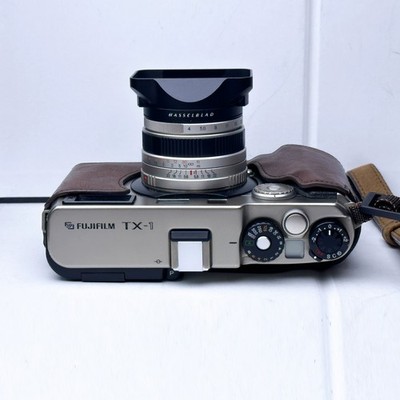 Black Lens Hood with Cover Aluminum Lens Hood for Hasselblad Xpan Fujifilm TX-1