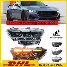 Paar Blinkleuchte LED Scheinwerfer Dymanic E-Nummer für Ford Mustang 24-25
