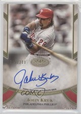 2021 Topps Tier One Prime Performers Auto 15/300 John Kruk #PPA-JKR Auto 6fs