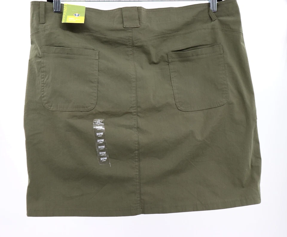 Boy Scouts of America Skort Mujer Talla 20W Verde Den Madre Aire Libre Uniforme Nuevo Foto 2 de 4