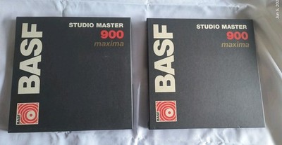 (2) BASF Studio Master 900 Maxima Reel to Reel Sound Recording Tapes