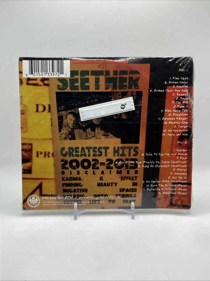Seether : Seether: 2002-2013 - 2 discs (2013) (CD) Brand New Sealed - Image 2 of 3