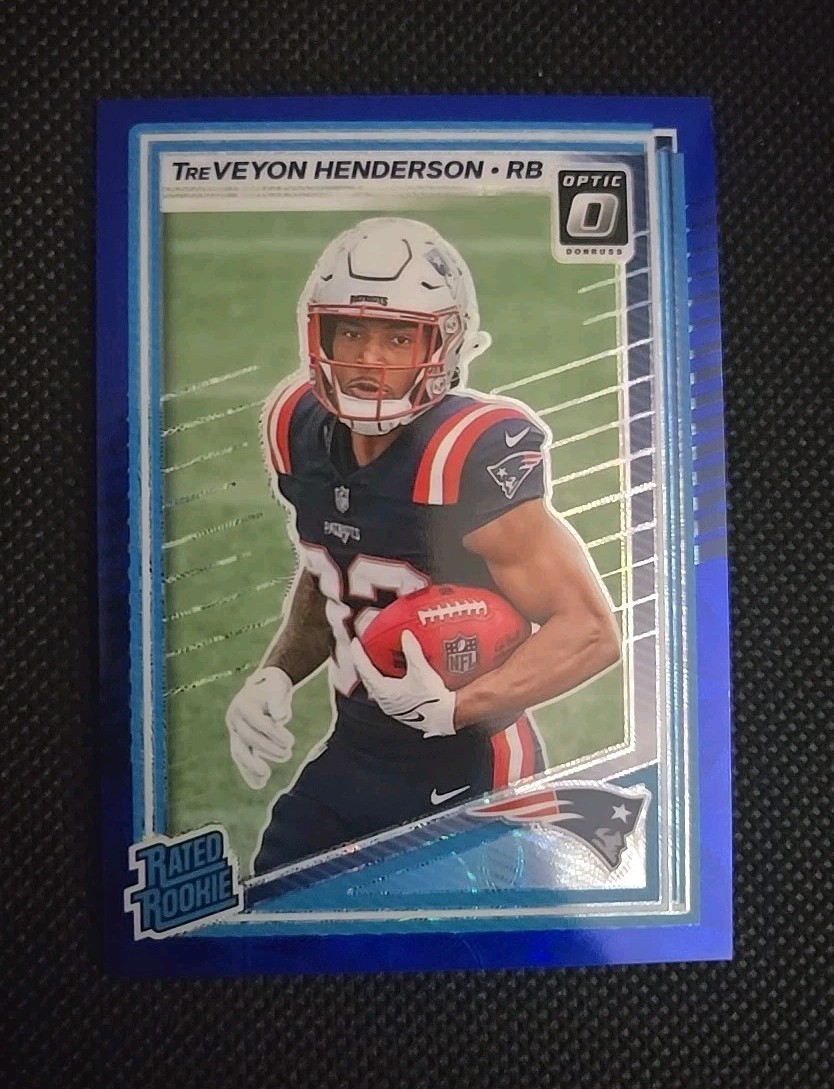 2025 Panini Donruss - Rookie TreVeyon Henderson #248 Optic Blue Scope Prizm (RC)