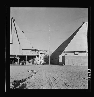 Las Vegas Nevada 1942 Basic Magnesium Inc Peat Storage Buildings Desert