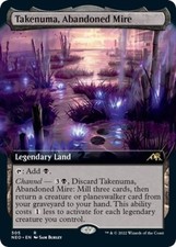 MTG English Takenuma, Abandoned Mire (Extended Art) NM Normal
