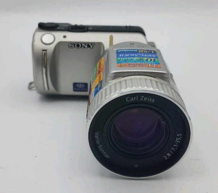 Sony Cyber-shot DSC-F505V 3.3MP Digital Camera - Silver for sale