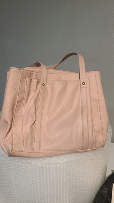 Relic Pink Tote Handbag Zip Closure Gold Hardware Lined Inner Pockets