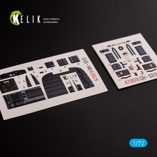 Calcomanías 3D (para CH-53D Sea Stallion Fujimi, kit modelo Academy) 1:72 KeliK K72078