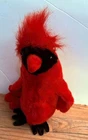 TY Beanie Buddy The Cardinal Red Bird Plush Stuffed Animal Vintage Retired NWT
