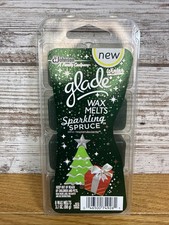 GLADE Sparkling Spruce Wax Melts Pack 8 Wax Melts NEW