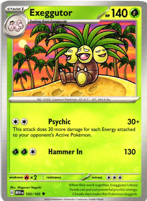 Pokemon TCG Exeggcute Eldegoss Exeggutor - Choose Card-Various Sets/Styles LP+
