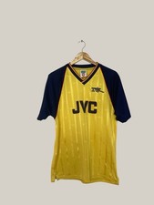Arsenal 1989/90 Retro Away Shirt Score Draw Remake - Size Medium  (PTP 20")
