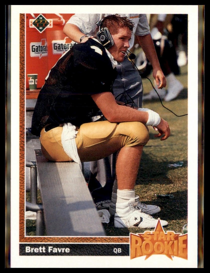 1991 Upper Deck Brett Favre Rookie #13 Atlanta Falcons