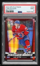 2024 O-Pee-Chee Platinum Marquee Rookies Red Prism Lane Hutson PSA 9 MINT q2c