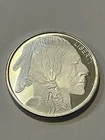Buffalo Indian Head 1 troy oz. .999 Fine Silver Round One Troy Ounce