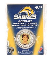 2006/07 Buffalo Sabres #20 Daniel Paille Official Hockey Licensed Medallion NHL.