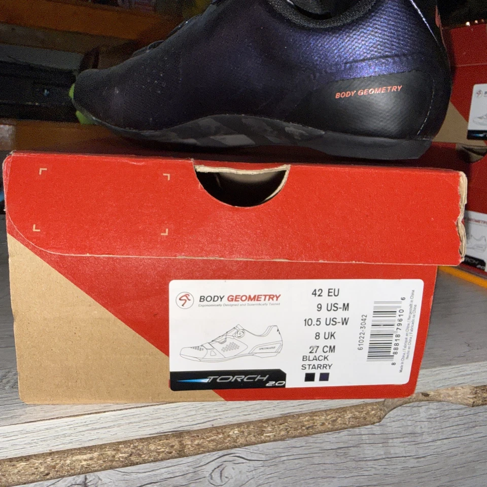 Zapatillas de carretera Specialized Torch 2.0 2019 negras/estrellas 42 Foto 4 de 4