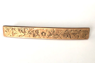 2.14g Vtg Victorian Brooch Pin MARKED 14K SOLID YELLOW GOLD Not Scrap lot y