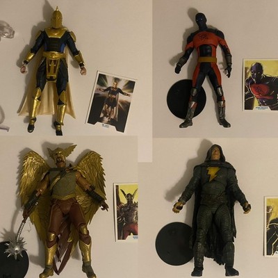 Black Adam, Doctor Fate, Hawkman, Atom Smasher (McFarlane DC Multiverse)