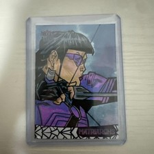 Marvel Matriarchs Hand-Drawn Sketch Card Signed Rich Henneman 1/1