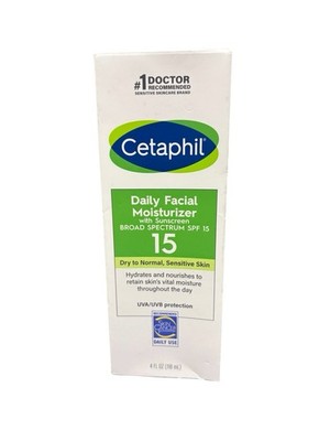 Cetaphil Daily Facial Moisturizer SPF 15, 4oz