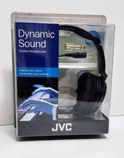 JVC HA-RX500 Dynamic Sound Stereo Headphones New Sealed 40mm Over-Ear Black
