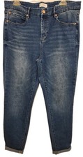 Nicole Miller NY SOHO High-rise Ankle Skinny Jean, 12. Waist 34". 27" L. Exc Con