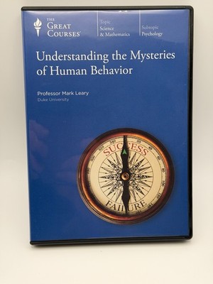 Great Courses: Understanding the Mysteries of Human Behavior DVD 4-Disc Set