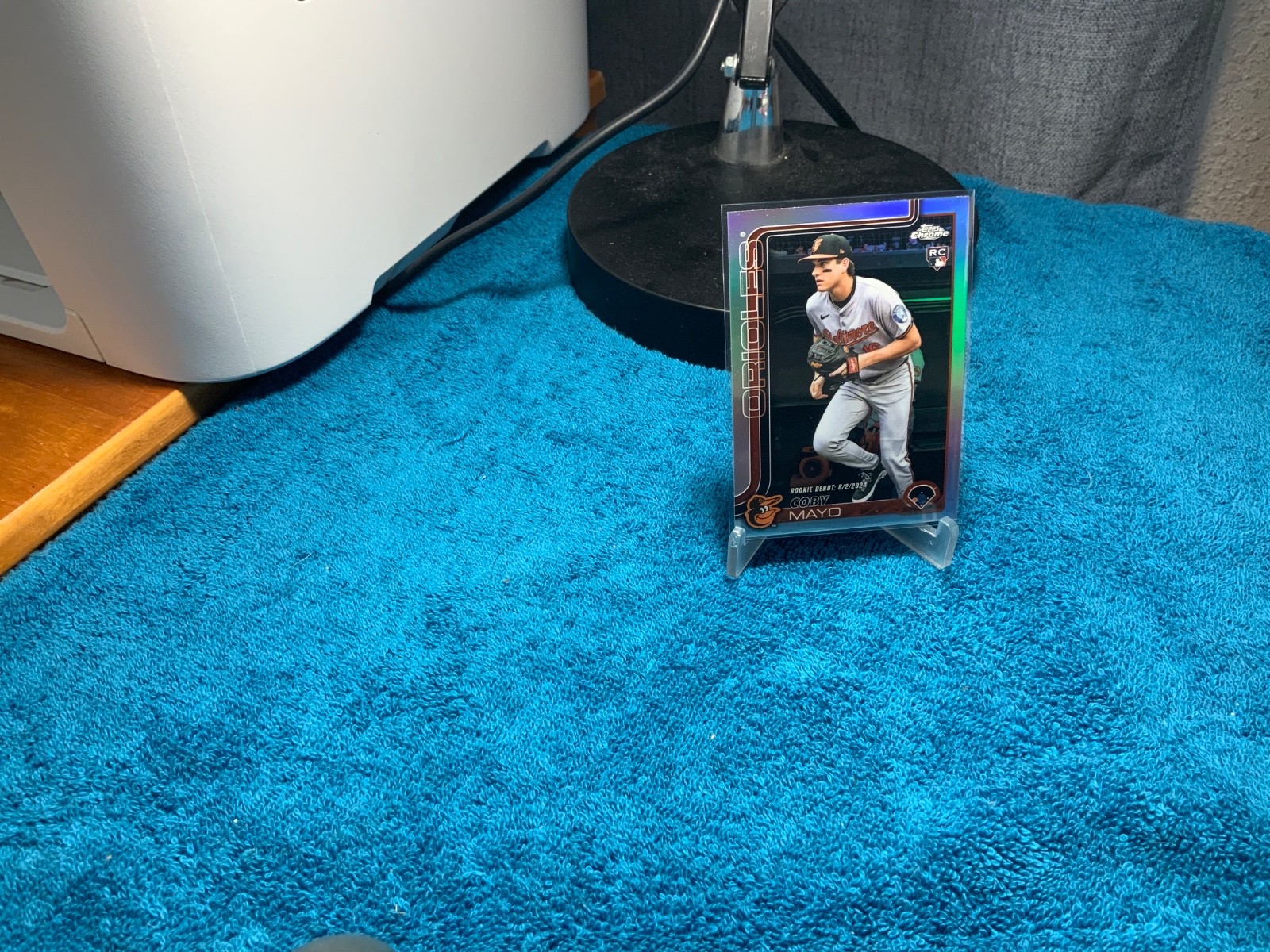 2025 Topps Chrome Update Series - Rookie Debut Coby Mayo #USC94 Refractor (RC)