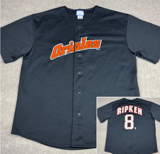 Vintage Baltimore Orioles Jersey Cal Ripken 8 XL Logo Athletic Korea Rare 90  s
