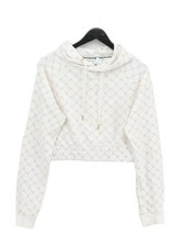 Odolls Women's Hoodie UK 14 Cream Cotton with Polyester Pullover