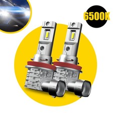 LED Headlight H8 H9 H11 6500K High/Low Beam Bulbs 2PCS White Lamp Canbus AUXITO