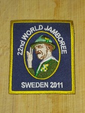 UK Scouting 22nd World Scout Jamboree 2011 Sweden Baden Powell Blanket Badge 
