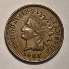 #1 Nicer "extremely fine++" Low Mintage 1907 Indian Head Cent