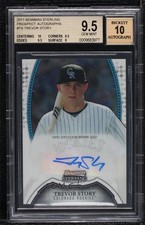 2011 Bowman Sterling Prospect Trevor Story #BSP-TS BGS 9.5 GEM MINT Auto a2v