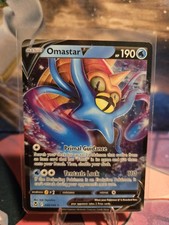 Omastar V Holo Ultra Rare Silver Tempest 035/195 NM