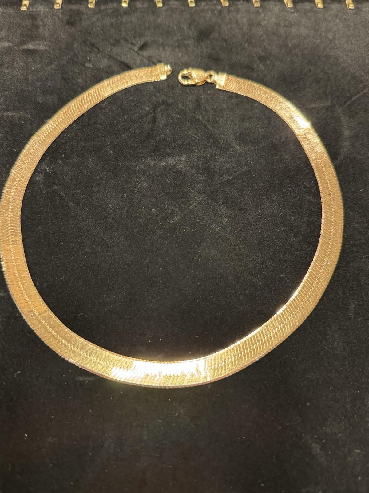 18K Callie Herringbone Necklace main image 1